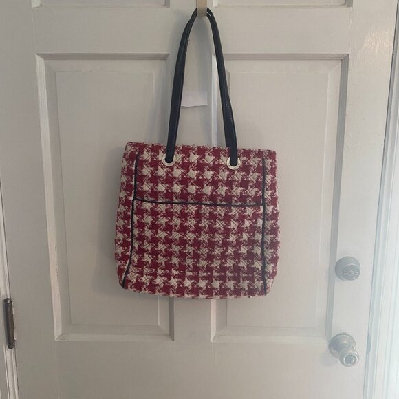 VERA BRADLEY Houndstooth design purse/tote - Picture 10 of 14